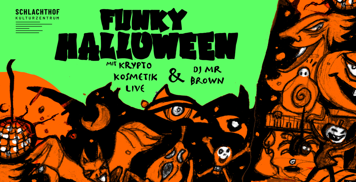 Tickets Funky Halloween, Kostümparty mit Krypto Kosmetik (live) und DJ Mr. Brown  in Kassel